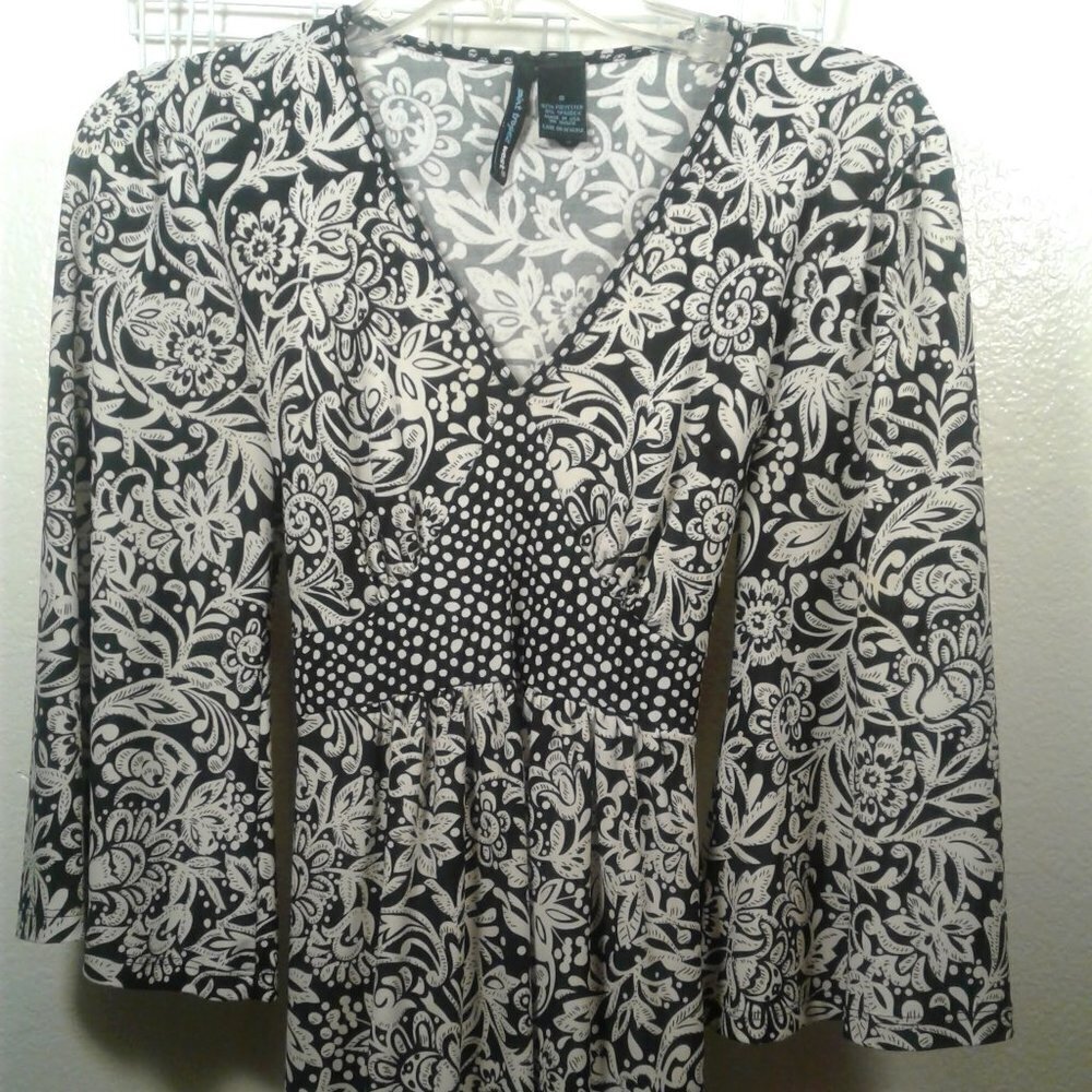 San Tropez West Tie Back Blouse Size: S